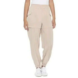 Bearpaw Outdoors Women’s‎ Beige Convertible Pants Wrinkle Resistant Size Large